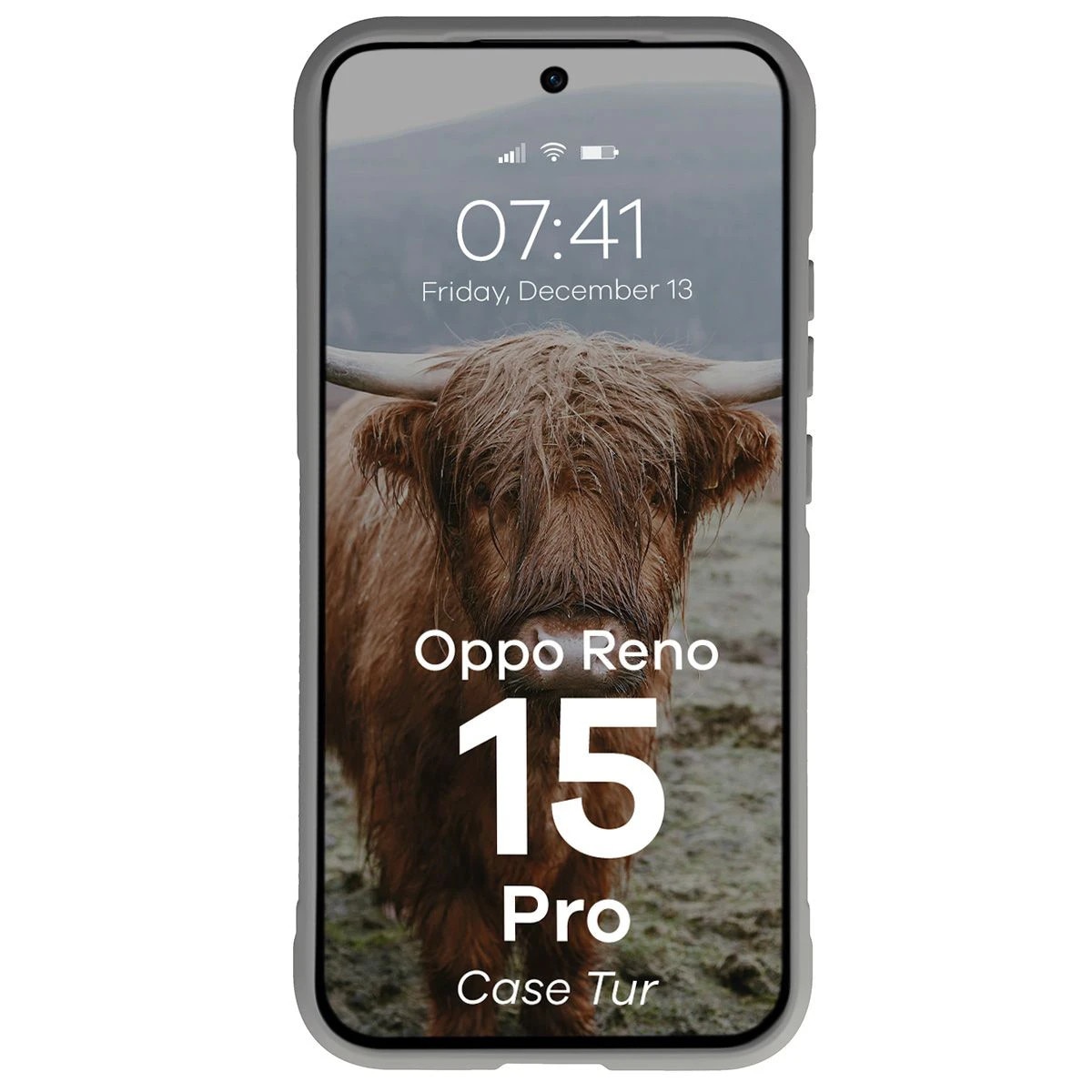 Husa, Bizon Case Tur pentru Oppo Reno15 Pro, Gri Deschis