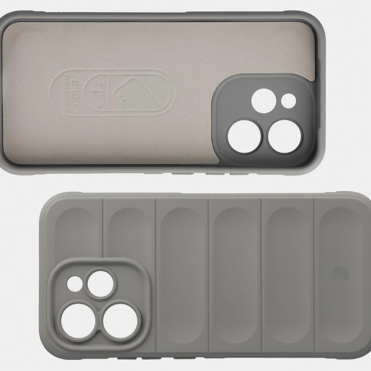 Husa, Bizon Case Tur pentru Oppo Reno15 Pro, Gri Deschis