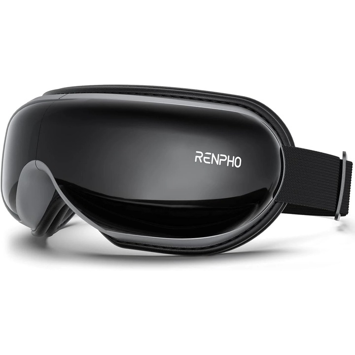 Aparat de masaj pentru ochi Renpho EM001, cu Bluetooth și muzică, 5 moduri, negru, pliabil