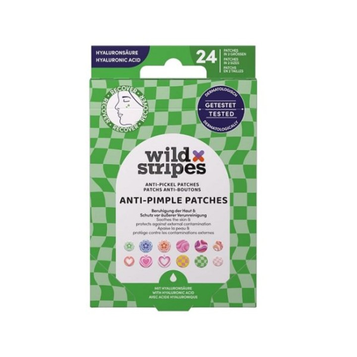 Plasturi pentru cosuri Wild Stripes – Acid hialuronic 24 buc