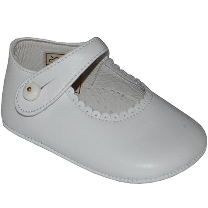 Pantofi bebe A925 Blanco, Panyno, Alb, 17
