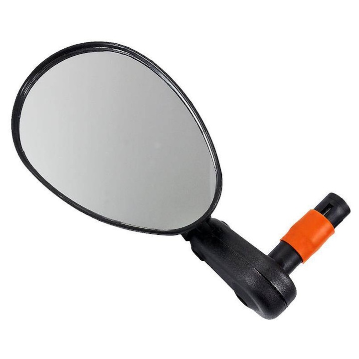 Oglinda bicicleta DX-222SB ovala, plata, universala