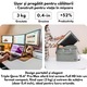 Monitor Portabil Triplu Extensibil pentru Laptop 15.6inch, Full HD IPS, QOVA®, Extender Ecran cu 3 Monitoare 1080P, Conectare USB-C si HDMI, 60Hz, 300 Nits, Compatibil Windows/Mac/Linux, Stand Reglabil, Plug & Play, Afisaj 16:9, Laptopuri 11-18inch