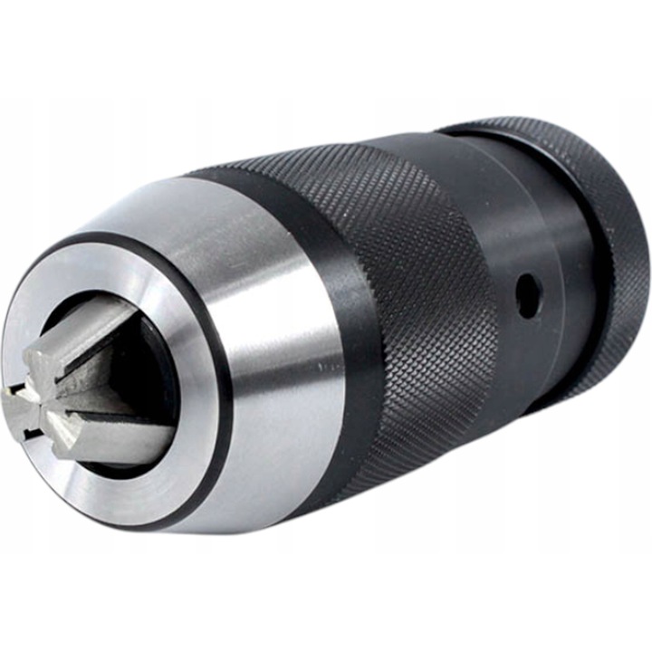 Mandrina cu strangere automata B22, Silver, 5-20 mm, din otel de inalta calitate