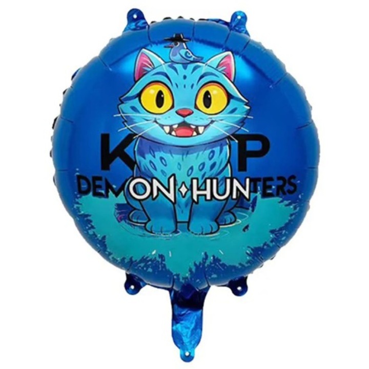 Balon folie albastru Demon Hunter 43 cm