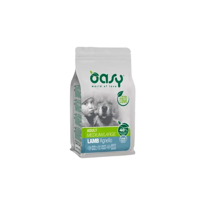 Hrana Uscata pentru Caini Oasy Adult ML Miel 10kg