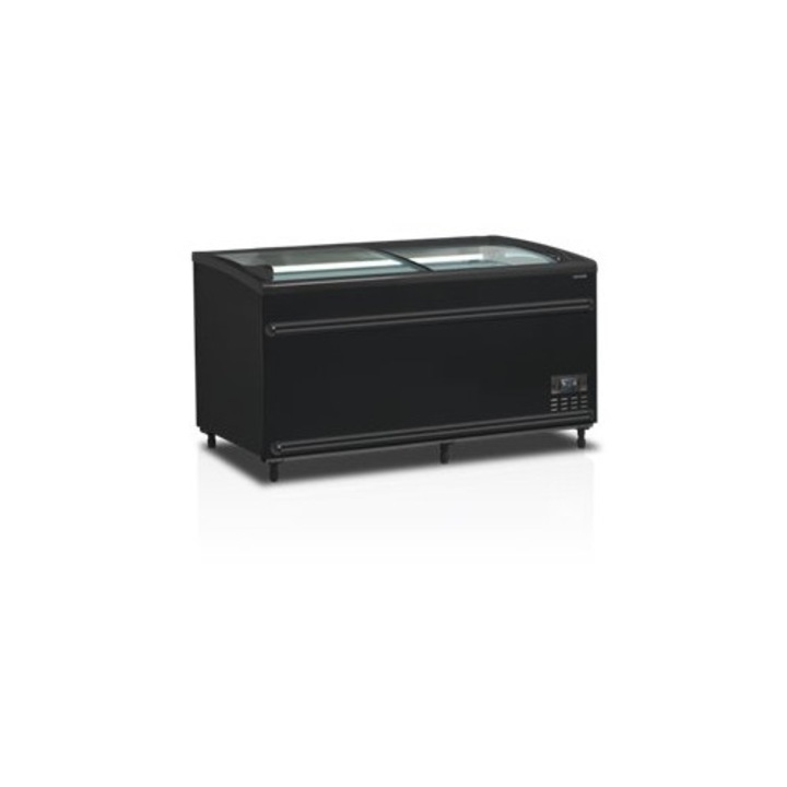 Congelator Tefcold SFI145B-CF, 2 usi, 715/422L, -24/-1°C, R290, Negru