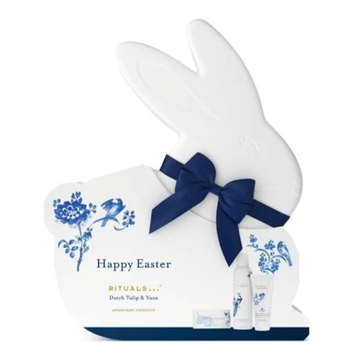 Set cadou Paște Ansterdam Collection, Rituals, gel de duș 200ml, cremă de corp 100ml, odorizant pentru mașină 2x3g