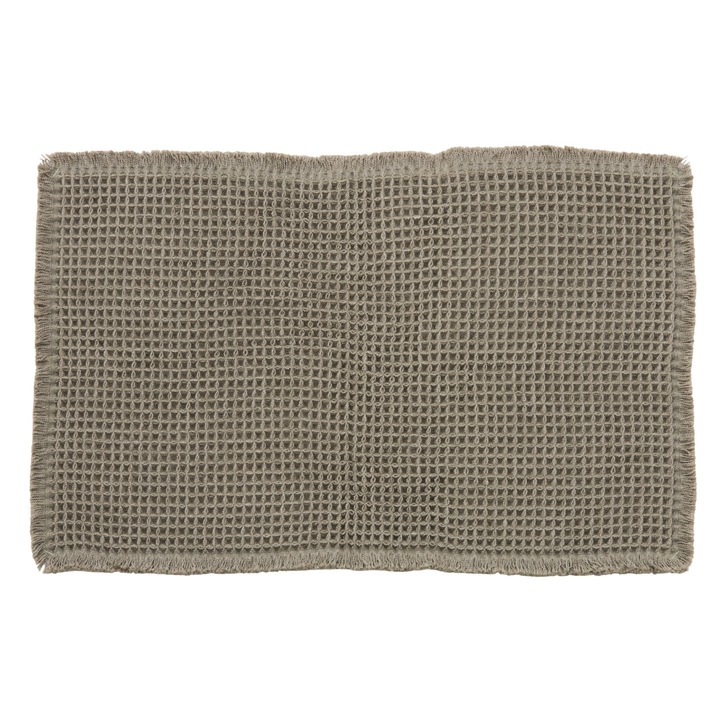 Covoras Baie Antiderapant, 5five Simply Smart, 50x80 cm, Textura Fagure Moderna, Moale Si Rezistent, Poliester Densitate 1000 g/m², Confortabil Si Absorbant, Ideal Pentru Baie, Verde