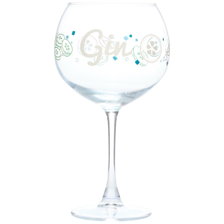 Pahar Pentru Gin, Secret De Gourmet, Stella, Capacitate Mare Cu Cupa Generoasa, Sticla Transparenta Eleganta, Ideal Pentru Cocktailuri Si Mixuri Cu Gheata, Picior Subtire Si Stabil, Lavabil In Masina Spalat Vase, 680 ml, Transparent