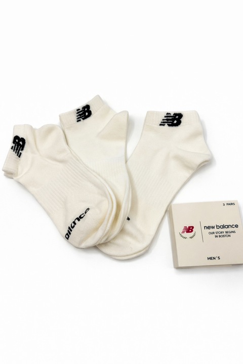 Sosete barbati New Balance, 3 perechi, alb, 42-46 EU