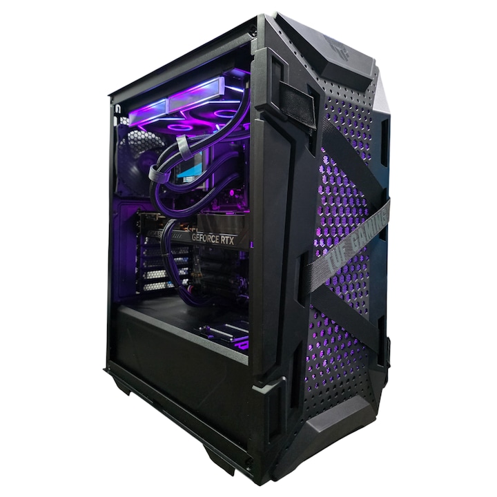 Sistem Desktop PC Gaming MCO, AMD Ryzen 7 9800X3D pana la 5.2GHz, 32GB DDR5, 1TB SSD M.2, GeForce® RTX 5070 12GB GDDR7, Windows 11 PRO