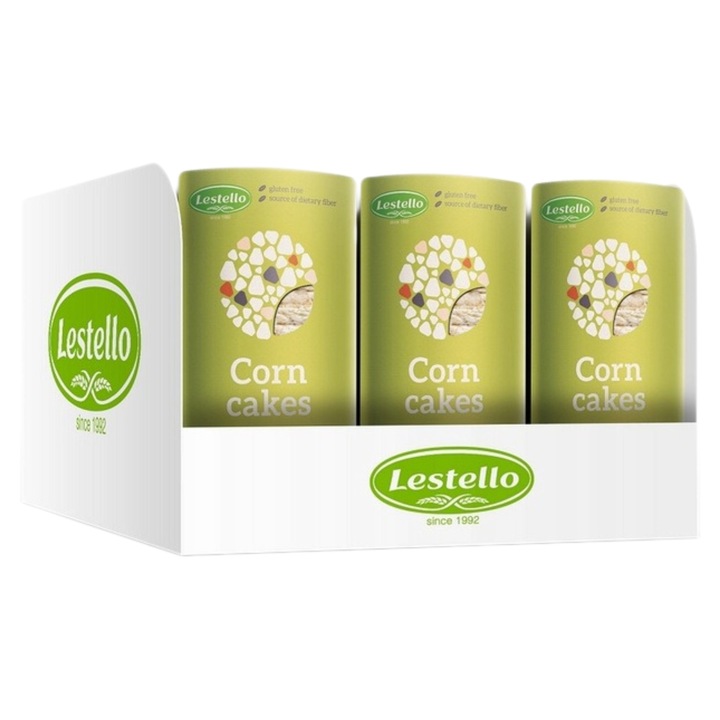 Rondele din porumb Lestello, set 12 bucati x 135g, fara gluten