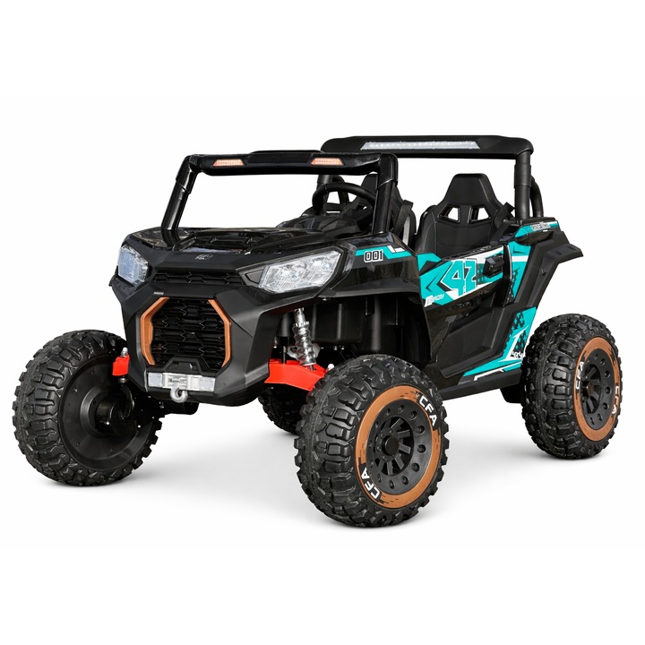UTV electric Toyu pentru copii 2-6 ani, 2 locuri, culoare multicolor, dimensiuni 121x90.5x80cm