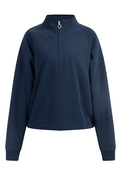 Női kapucnis felső, CALEY, nyári, kék, pamut-poliészter, 2XL INTL