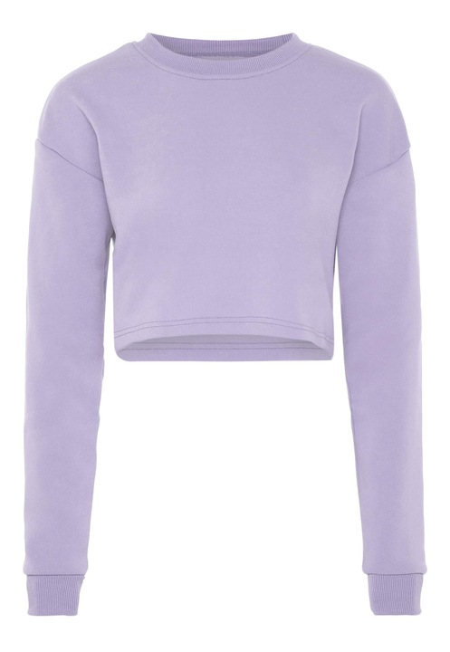 Bluza CALEY, mov, material moale, croiala lejera, S INTL