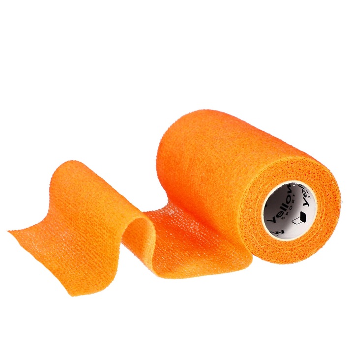 Bandaje coezive 10 cm x 4, 5 m, Portocaliu intens 12 bucati