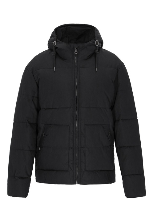 Geaca barbati CALEY, negru, gluga cu snur, bumbac/poliamida, M INTL