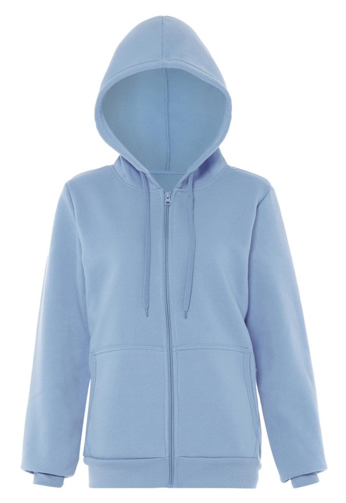 CALEY női pulóver, klasszikus szabás, poliészter anyag, Világoskék, XS