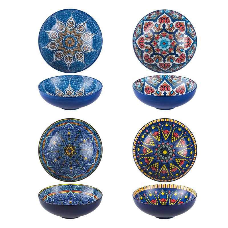 UNICASA Set de boluri de porțelan cina cuptorul, 828 ml