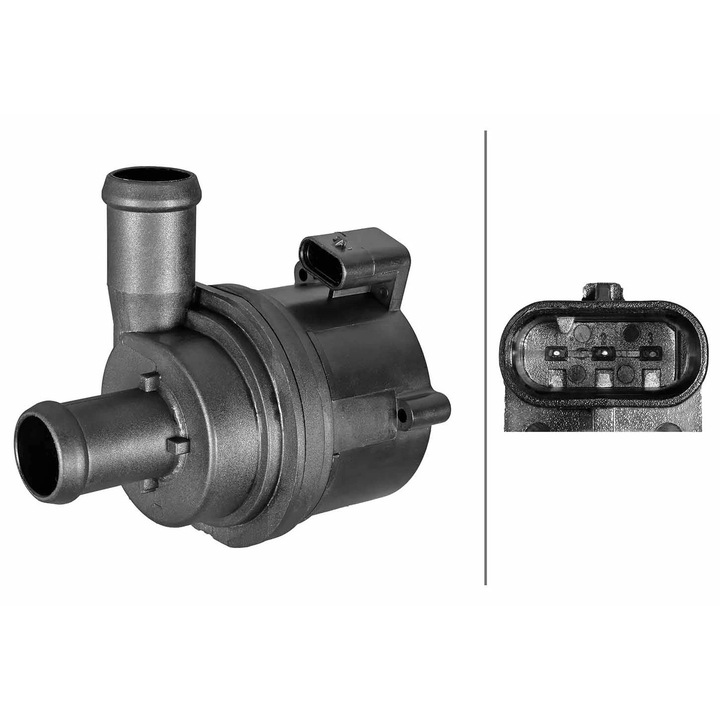 Помпа за вода за кола Hella 8Tw358305-991, съвместима с Audi A1, A4, A5, A6, A7 и Seat Ibiza, Toledo
