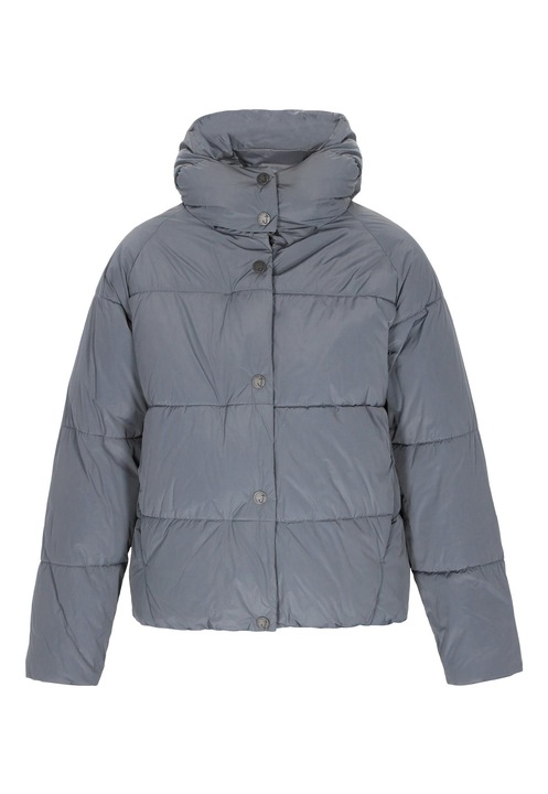 Geaca de dama CALEY, gri, gluga, poliester, S INTL