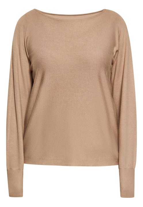 Pulover dama, CALEY, taupe maro, M INTL