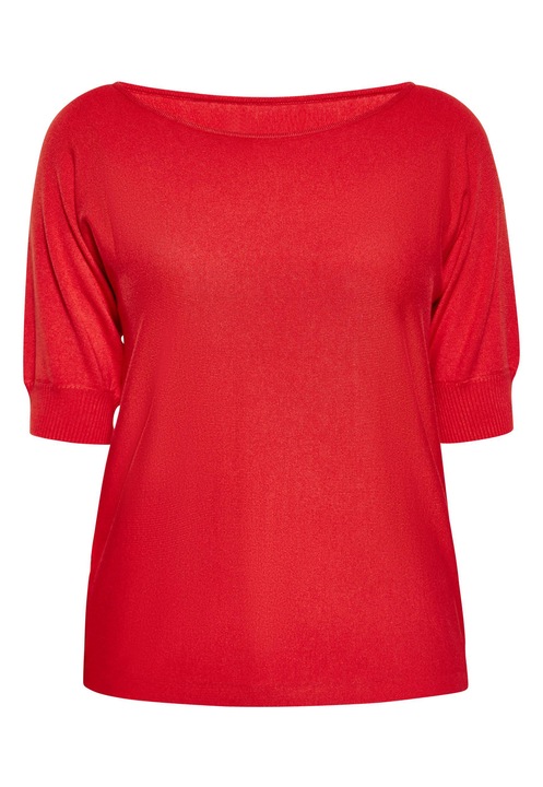 Pulover dama, CALEY, rosu, moale, S INTL