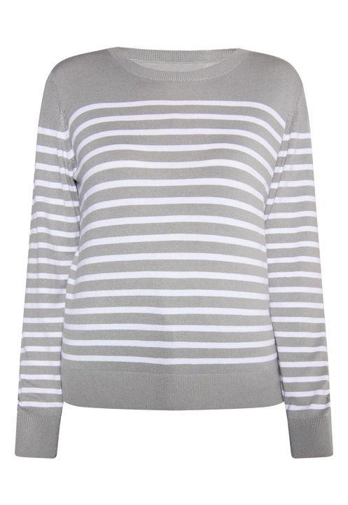 Pulover dama CALEY, gri, moale, XS INTL