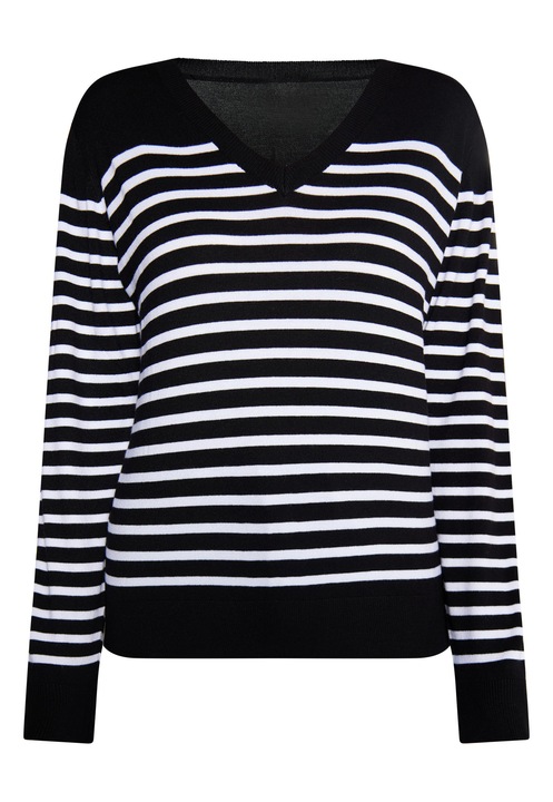 Pulover dama, CALEY, negru, moale, XS INTL