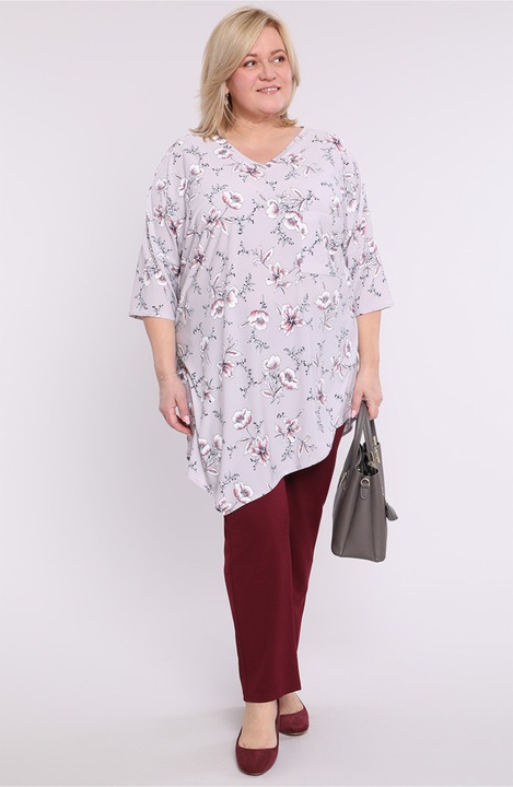 Tunica florala gri deschis