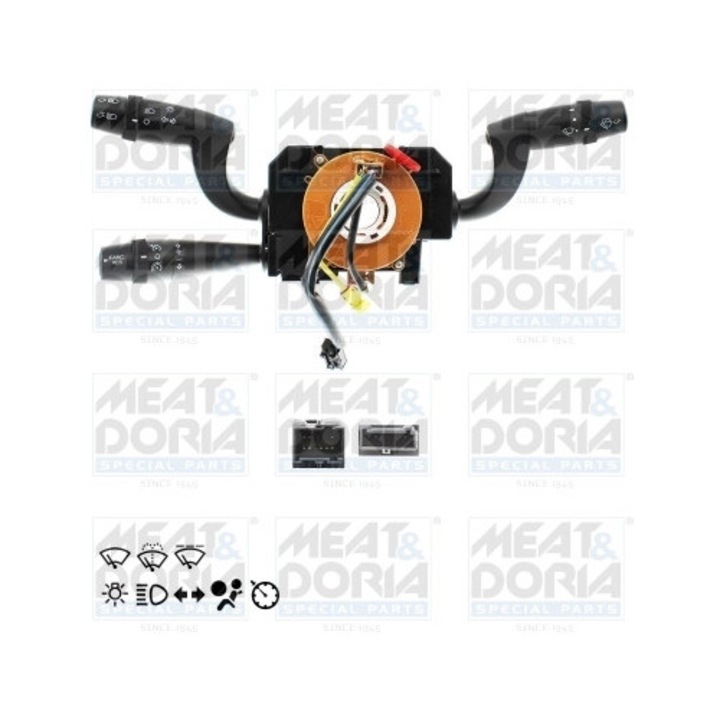 Превключвател за фарове MEAT & DORIA 231606, за Citroen Jumper 2, Fiat Ducato, Peugeot Boxer, одобрен