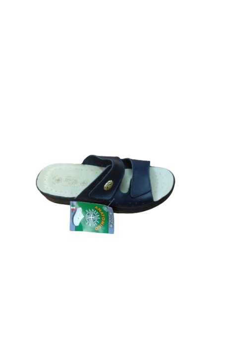 Saboti medicali dama, Sanital Light 1375, Piele naturala, Bleumarin, 38