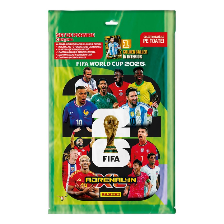 Set cartonase Panini FIFA World Cup Adrenalyn XL 2026, Starter Pack