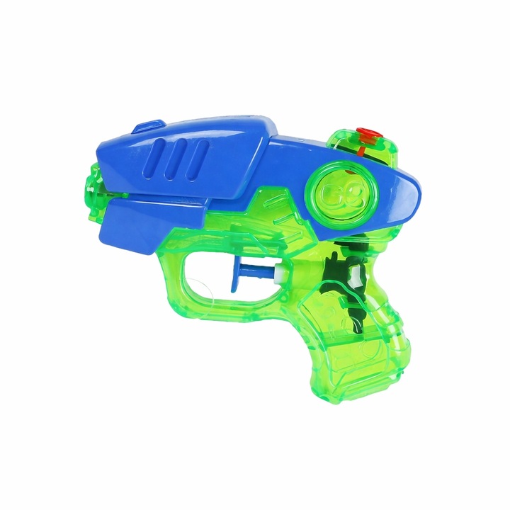 Pistol cu apa, 12 cm, Pentru copii, Albastru/Verde