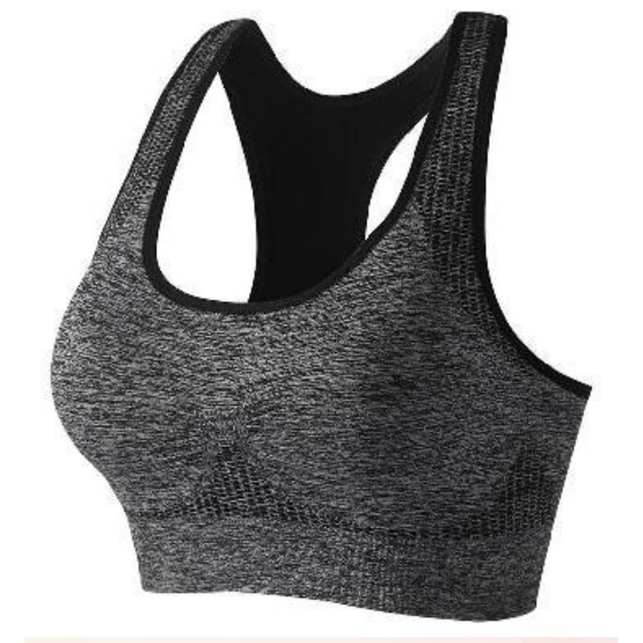 Bustiera Sport Flexibila, Negru