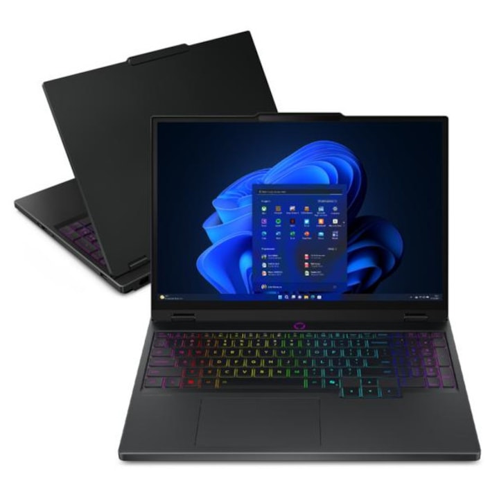 Laptop Lenovo Legion 5 15AKP10, AMD Ryzen AI 7 350, 32 GB RAM, 512 GB SSD, GeForce RTX 5070, Negru, 15,1"