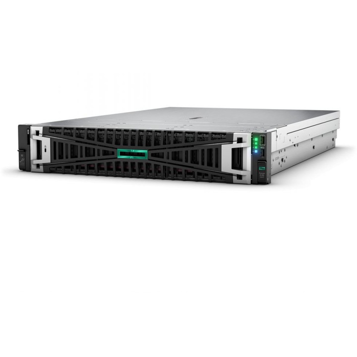 Szerver HPE ProLiant DL385 Gen11, Rack 2U, AMD EPYC 9224 24 C / 48 T, 2.50 GHz - 3.70 GHz, 64 MB gyorsítótár, 200 W, 32 GB DDR5 ECC, 8 x SFF, 1000 W