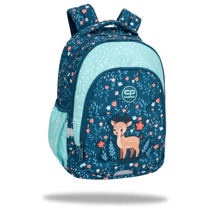 Iskolai hátizsák CoolPack, Prime Pro, DEER, 31 x 41 x 15 cm, Többszínű