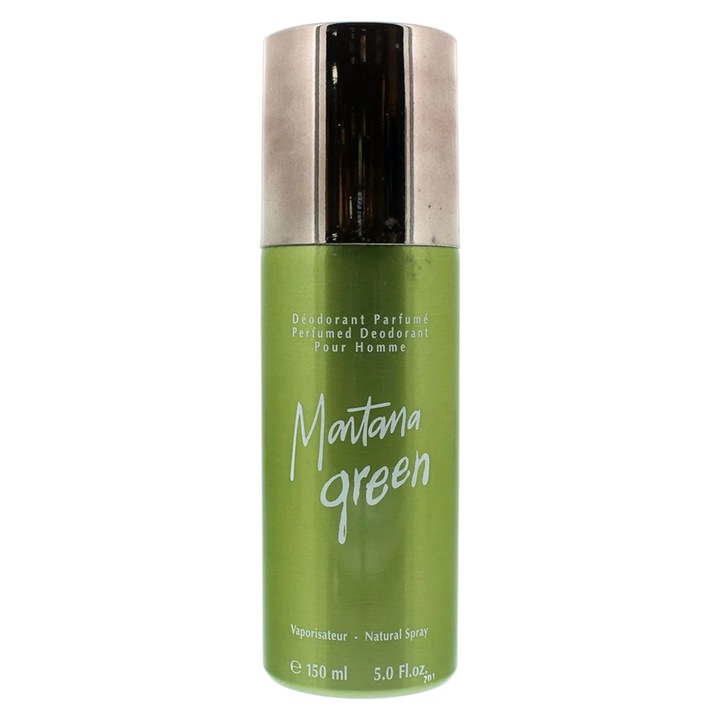 Deodorant spray Montana, Montana Green, 150 ml, pentru bărbați