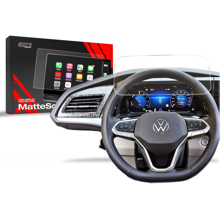 Folie de protectie mata, Grizzprotector - Cardisplay Matte Pentru Volkswagen Multivan 4