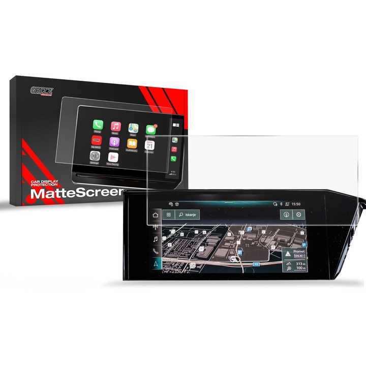 Folie de protectie mata, Grizzprotector - Cardisplay Matte Pentru Audi Q4 E-Tron