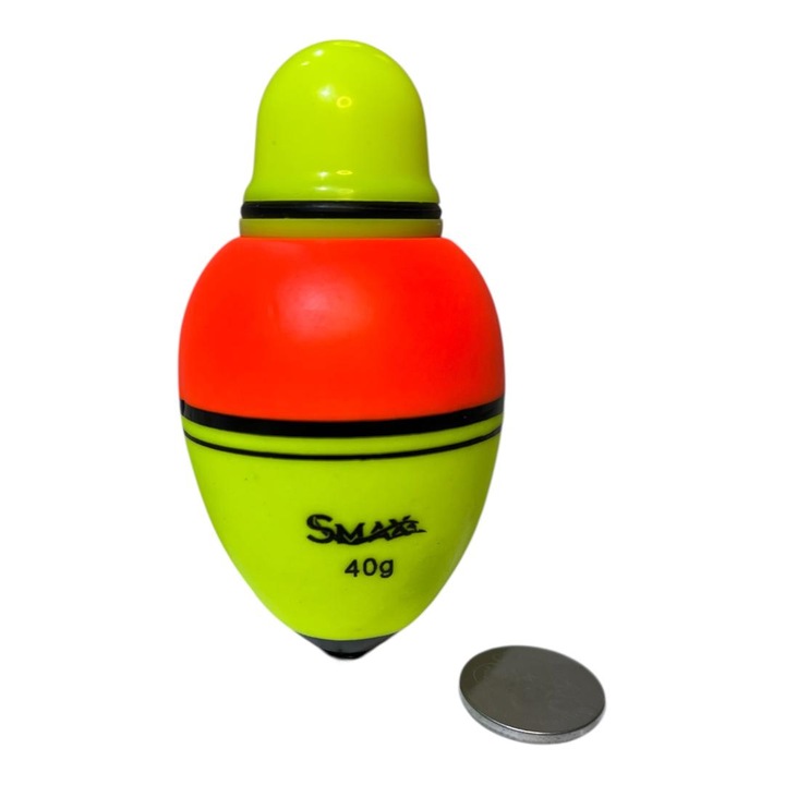 Pluta Pescuit Somn SMAX cu LED 40g, Vizibilitate Nocturna, Pluta din Spuma pentru Crap si Rapitor