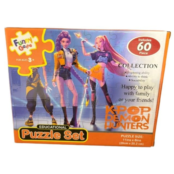 Комплект пъзел K-Pop, 60 части, образователен, 3 години+