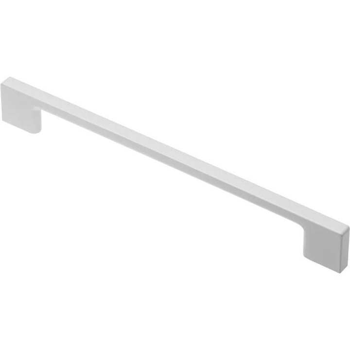 Set 2 x Maner Model B0014, 192 mm, Finisaj Alb Mat