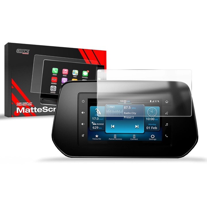Folie de protectie mata, GrizzProtector - CarDisplay Matte pentru Suzuki S-Cross 7 (2022-2025)