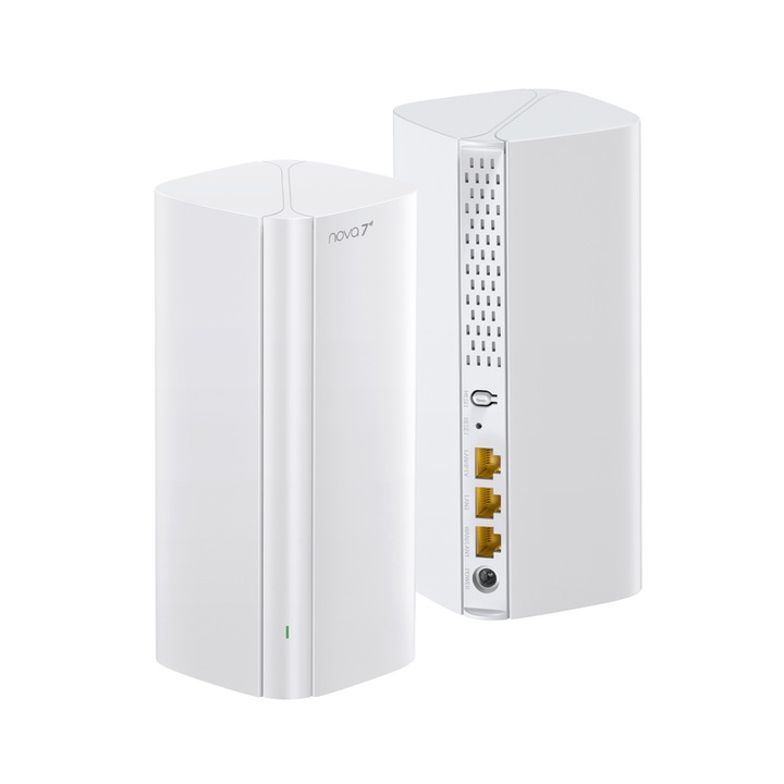 Router Wireless Tenda ME3 Pro, set 2 bucati, dual-band, 2882 Mbps 5GHz, 688 Mbps 2.4GHz