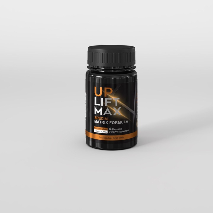 UpliftMax étrend-kiegészítő, férfiaknak, 20 kapszula, szexuális vitalitás, potencia, libidó, állóképesség és energia, prémium formula, Tribulus + Ginseng + Maca