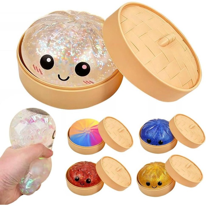 Puha és bolyhos fánk doboz, 2026, átlátszó gyöngyház színű