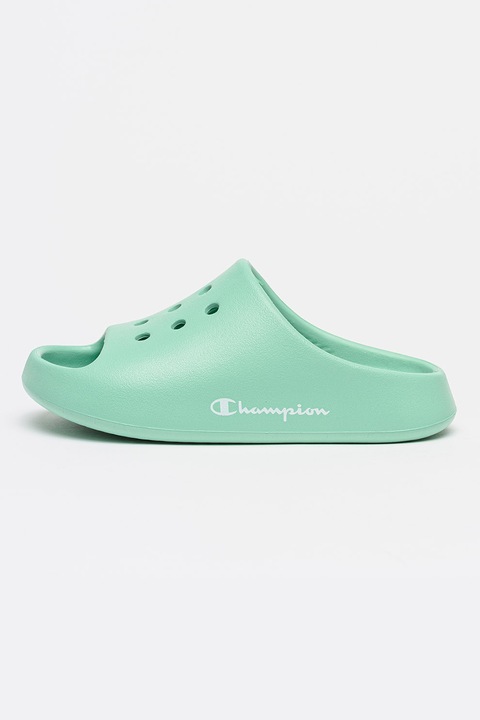 CHAMPION, Papuci cu logo si talismane Memo, Verde menta